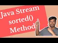 Sorted Method of Java Stream API