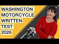 Washington Motorcycle Written Test 2026 50 Questions with Explained Answers