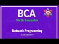UNIT-3 URLs AND URIs OF NETWORK PROGRAMMING BCA 6TH SEM TU NEPAL CLASS B I A