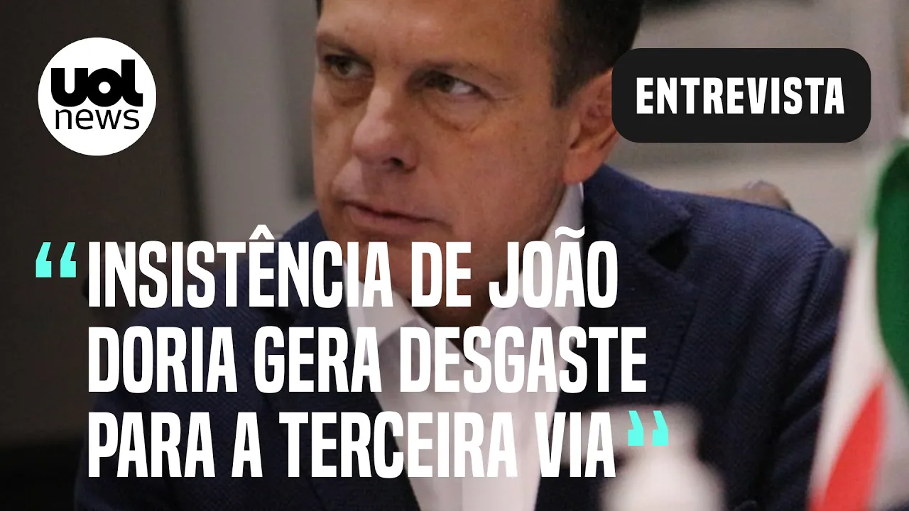 Eleições: Doria insistir passa impressão de projeto pessoal em detrimento do Brasil, diz deputado