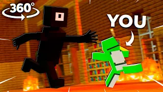 360° Doors Seek Chase - Minecraft | VR 4K Animation
