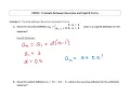 Translate Between Recursive and Explicit Forms
