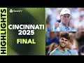 Download Lagu Jannik Sinner vs Carlos Alcaraz For The Title | Cincinnati 2025 Final Highlights