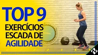 TOP 9 EXERCÍCIOS ESCADA DE AGILIDADE | Treino Funcional | Natural Fitness
