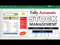 Stock Inventory Management in Excel - Stock Maintain in Excel Hindi