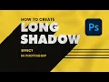 This Photoshop Trick Will Blow Your Mind Long Shadow Text Effect Tutorial