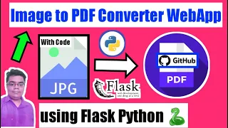 Flask Web App Image to PDF using Flask Python Flask Episode - 1