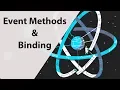 React JS Event Methods and Binding