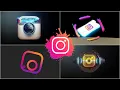 Instagram Logo Intro - Compilation