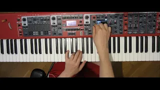 rosanna keyboard solo tutorial