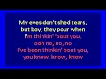 Frank Ocean – Thinkin Bout You (karaoke)