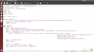 Rapid Flask Tutorial Returning Data to the Client packtpub com