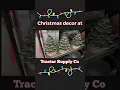 I found beautiful Christmas decor at Tractor Supply Co