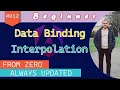 012 Data binding - Interpolation Ultimate