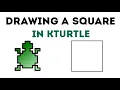 How to draw a Square in Kturtle Drawing with Repeat Command