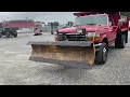 1994 FORD F-350 XLT 1 TON DUMP BODY AND 90 PLOW LOT 1108 OCTOBER 2023 AUCTION