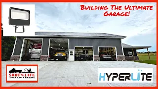Hyperlight Outdoor Flood Lights Building the Ultimate Garage EPS34 Shots Life
