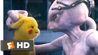 Pokémon Detective Pikachu 2019 Defeating Mewtwo Scene 9 10 Movieclips 