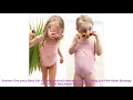 Summer One-piece Baby Girl Clothes Swimsuit Swimwear Bikini Bathing Su