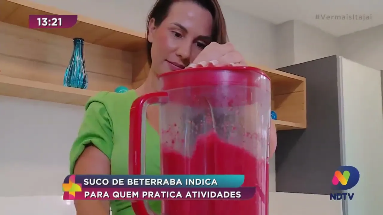 Suco de beterraba é indicado para quem pratica atividades físicas