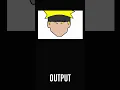 Drawing Naruto using Python