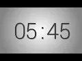 5 Minutes 45 seconds countdown Timer - Beep at the end Simple Timer five min forty-five sec