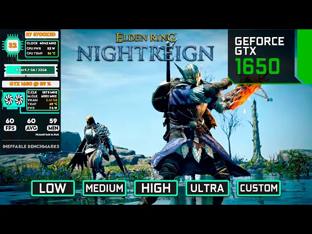Elden Ring Nightreign on GTX 1650 | 1080p Benchmarks &amp; Performance Test