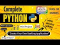 Build Your Own Banking Application in Python Mini Project Python Full course for Beginners