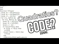 A Lua-Coded Quadratic Equation Solver
