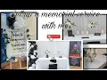 SETUP with me memorial service decor