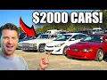 What will 2000 buy at A DONATION CAR AUCTION