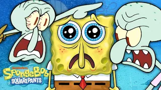Every Time Squidward Kicks SpongeBob Out Of His House 