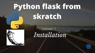 How to install flask package in python3 - Lesson 1