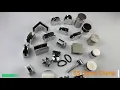 High-Quality SS 304 316 Glass Clamps - Durable Stainless Steel Glass Holders and Clips
