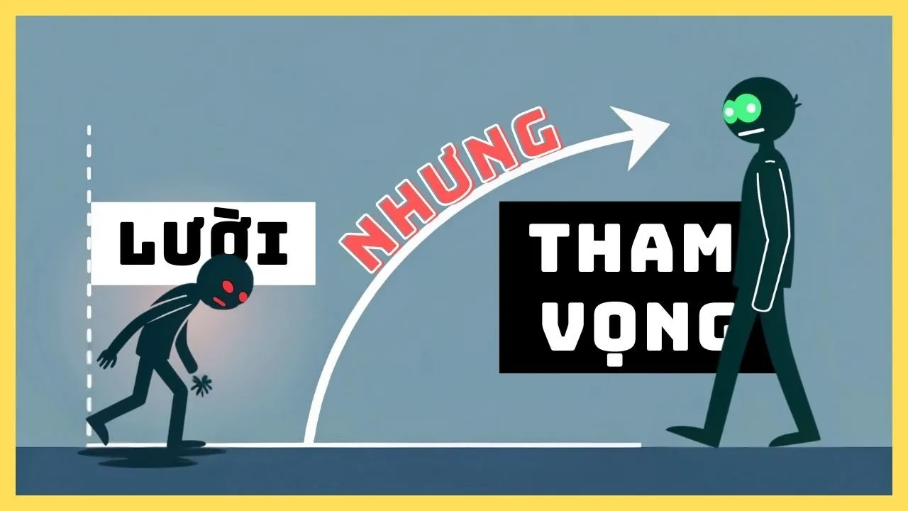 Outline Video Nếu bạn THAM VỌNG nhưng LƯỜI BIẾNG thì video này DÀNH CHO BẠN