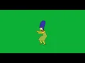 Marge Simpson Dancing - Green Screen For Editing