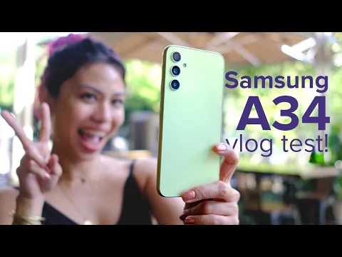 Download MP3 Samsung A34 camera vlog test!