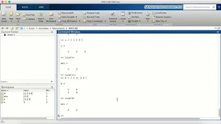 Introduction to the Matlab basic syntax command window and working directory