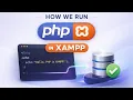 How we run php in xampp Student CV If-else condition and while loop