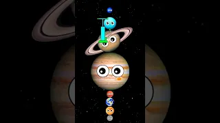 Planet SIZES for BABY Air Pump planets Mercury Venus Earth Mars Jupiter Saturn Uranus Neptune