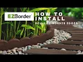 How to Install EZBorder GardenCurve Scallop edge Beautify your garden with decorative edging