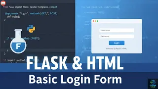 Build a Basic Login Form using Flask and HTML Flask Tutorial for Beginners 2025