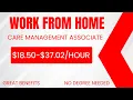 18 50- 37 Work From Home Job No Degree Needed Great Benefits Remote Position