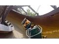 Flying Turns POV Worlds Only Wooden Bobsled Roller Coaster Knoebels Amusement Park