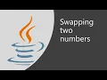 Important Java Program for Interviews Pgm 03 How to Swap Two Numbers Swapping two numbers