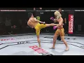 PS5 Bruce Lee vs Lilith Cavaliere EA Sports UFC 4