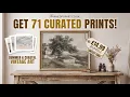 Vintage Summer Landscape Printable Wall Art 71 Neutral Coastal Prints