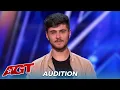 Luca Di Stefano: The Judges Can NOT Beileve The Voice Coming out Of His Mouth!