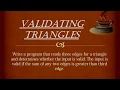 Validating Triangles