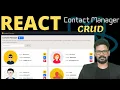 React Contact Manager App CRUD React JS Tutorial 2022 NAVEEN SAGGAM